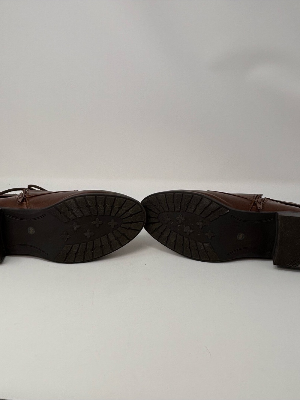Kelly & Katie Jannicke Brown Lace Up Ankle Boots Zipper Booties Women's Size 8.5 - Picture 9 of 9